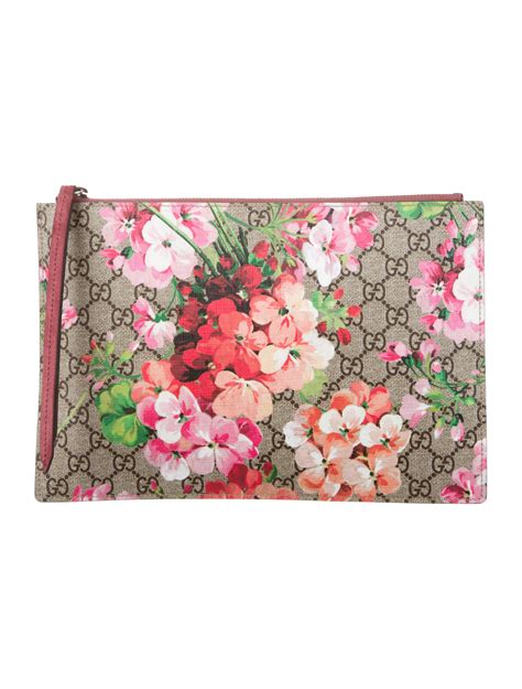 gucci blooms clutch bag|gucci bloom zip long wallet.